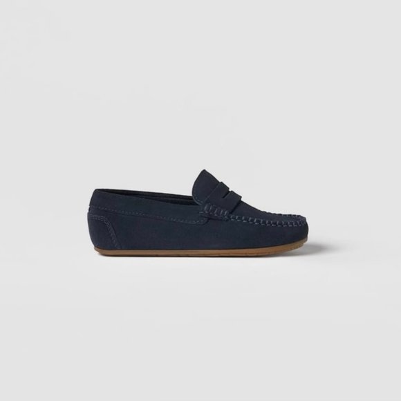 Boys Navy Zara Loafer - Picture 3 of 11